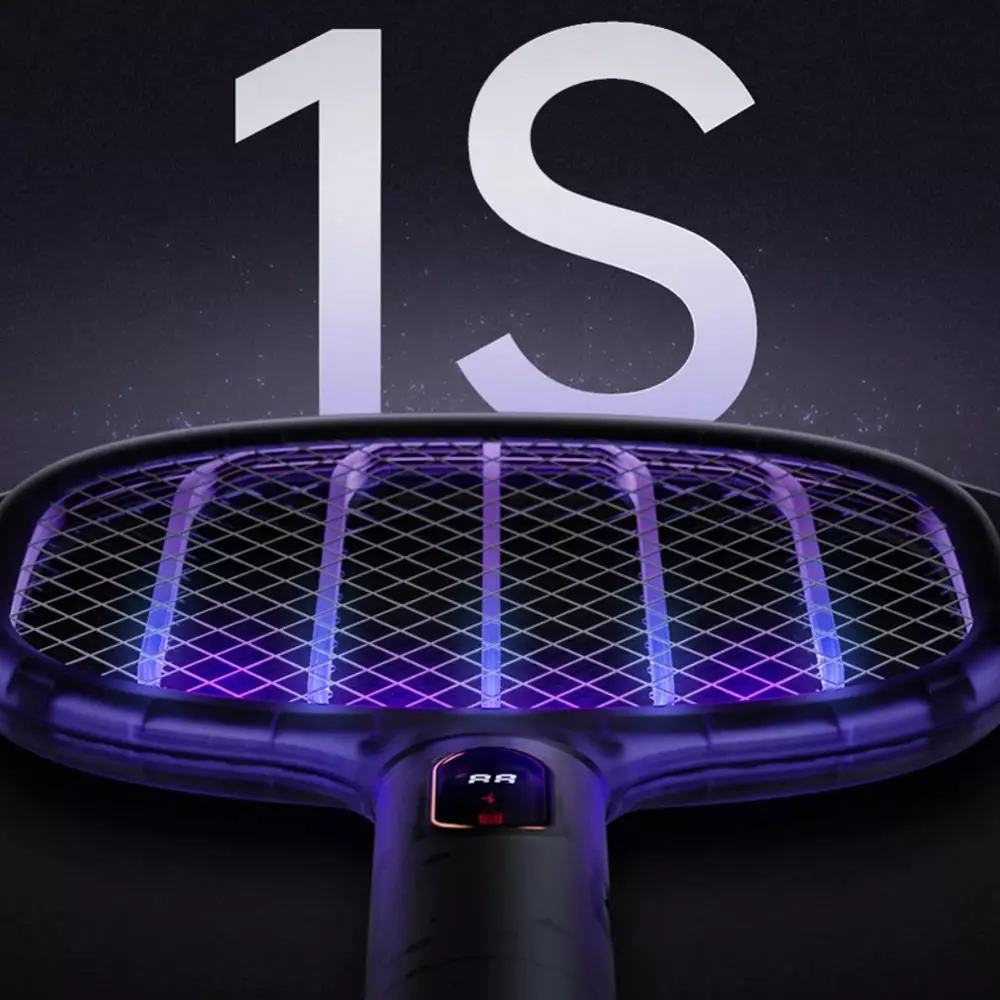 Электрическая мухобойка Xiaomi Qualitell Frequency Conversion Light Electric Mosquito Swatter S2-W( ZSS240912) - фото 3 Электрическая мухобойка Xiaomi Qualitell Frequency Conversion Light Electric Mosquito Swatter S2-W( ZSS240912) - фото 3