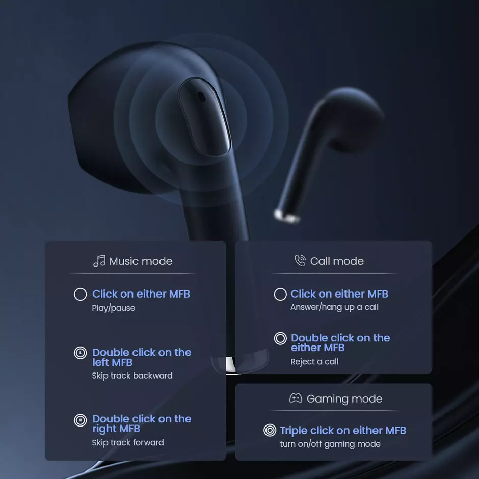 Безпроводные наушники Haylou True Wireless Earbuds X1C - фото 9