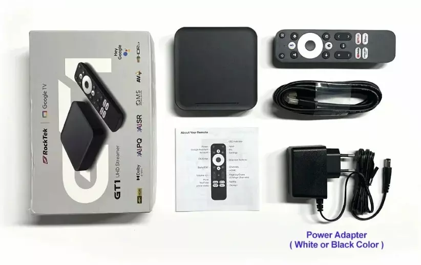Tv-приставка RockTek GT1 UHD Google (4ГБ/32ГБ) - фото 8 Tv-приставка RockTek GT1 UHD Google (4ГБ/32ГБ) - фото 8