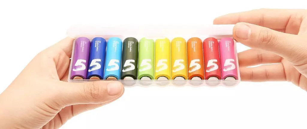 Батарейки Xiaomi ZMI Rainbow Zi5 AA LR06 (10 шт) - фото 2 Батарейки Xiaomi ZMI Rainbow Zi5 AA LR06 (10 шт) - фото 2