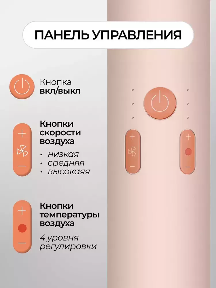 Фен для волос Beheart Hair Dryer X11 PRO (6 насадок) - фото 8 Фен для волос Beheart Hair Dryer X11 PRO (6 насадок) - фото 8