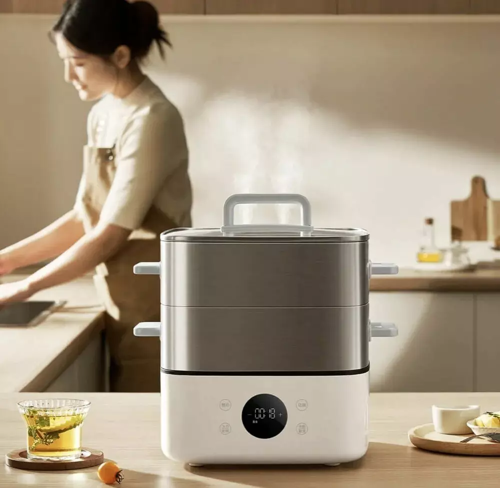 Пapовapкa Xiaomi Mijia Multifunctional Electric Steamer S1 (MES03) 13L - фото 6 Пapовapкa Xiaomi Mijia Multifunctional Electric Steamer S1 (MES03) 13L - фото 6