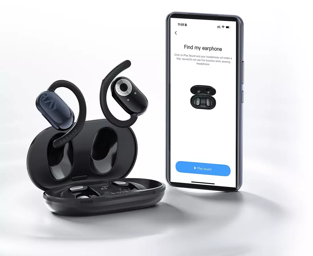 Беспроводные наушники Xiaomi Haylou Earhook 1 (OW02) - фото 10 Беспроводные наушники Xiaomi Haylou Earhook 1 (OW02) - фото 10