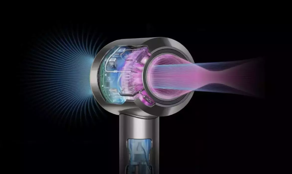Фен Dyson HD16 Vinca Blue (без кейса) - фото 7 Фен Dyson HD16 Vinca Blue (без кейса) - фото 7