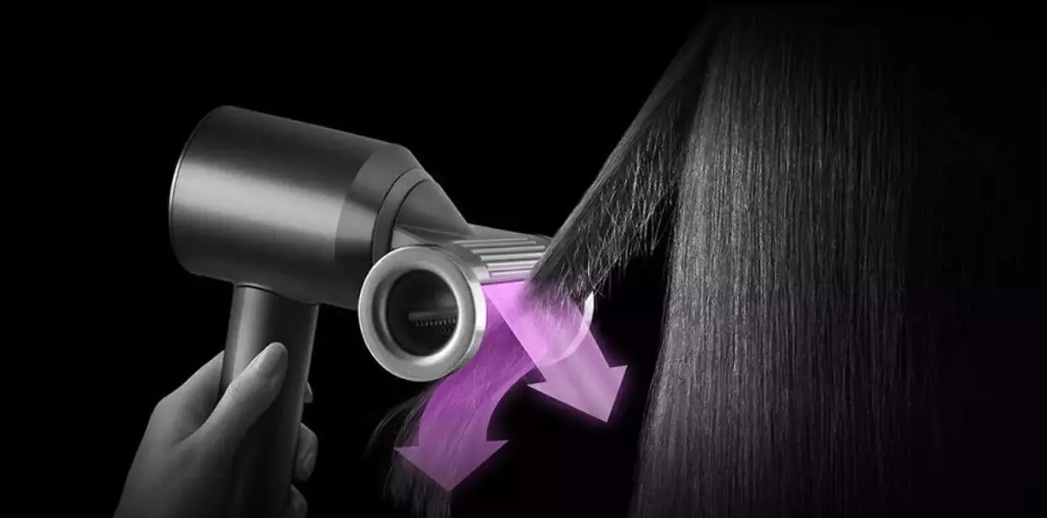 Фен Dyson HD16 Vinca Blue (без кейса) - фото 8 Фен Dyson HD16 Vinca Blue (без кейса) - фото 8