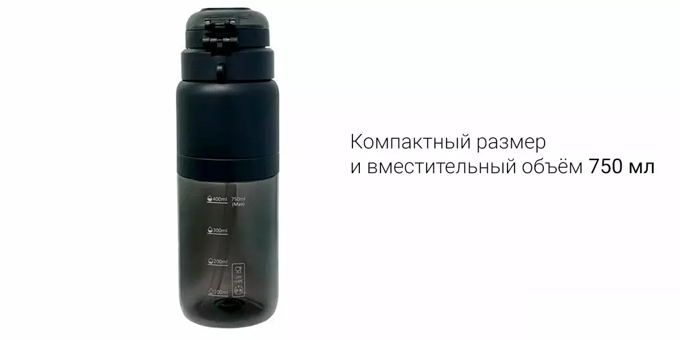 Бутылка для холодных напитков Xiaomi HuoHou Sports Cup 750ml (HU0299) - фото 2 Бутылка для холодных напитков Xiaomi HuoHou Sports Cup 750ml (HU0299) - фото 2