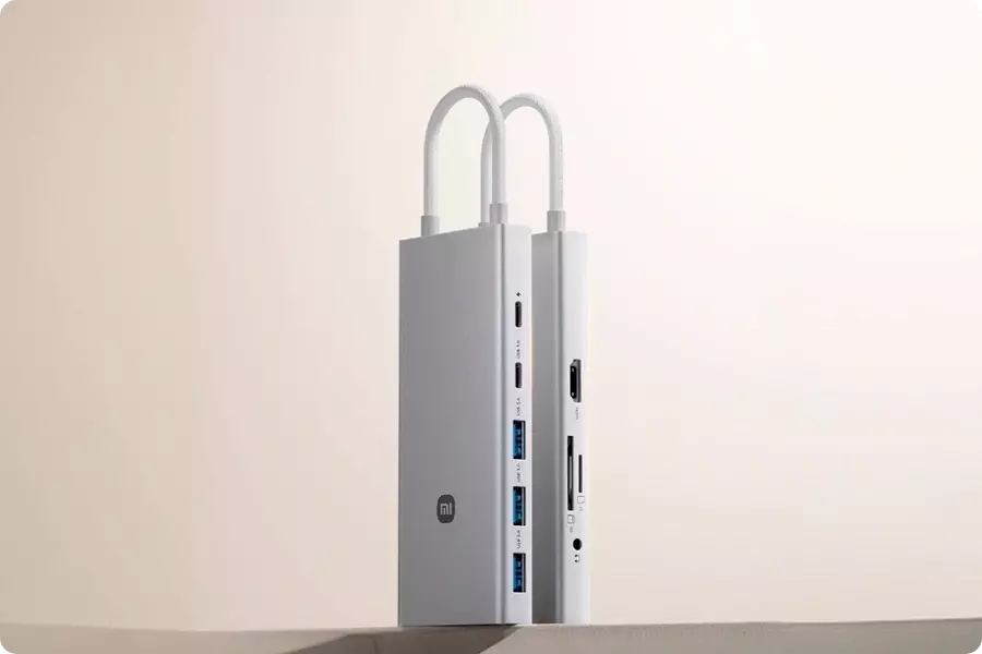 Купить USB-C разветвитель Xiaomi 10-in-1 Docking Station (XMTIO01YM) - фото 1