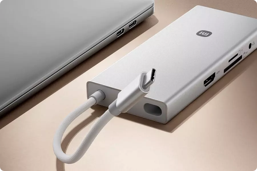 USB-C разветвитель Xiaomi 10-in-1 Docking Station (XMTIO01YM) - фото 2