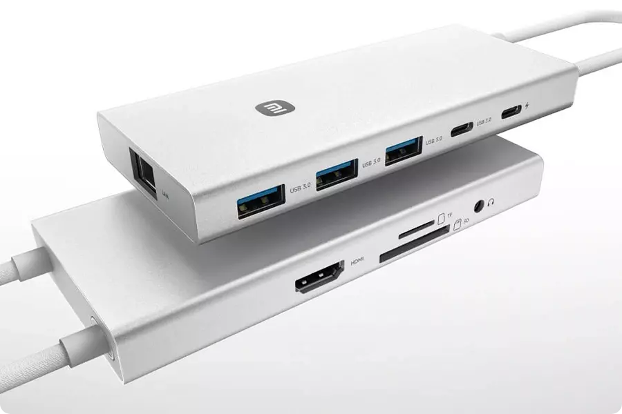 USB-C разветвитель Xiaomi 10-in-1 Docking Station (XMTIO01YM) - фото 3