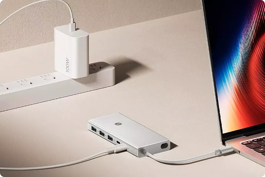 USB-C разветвитель Xiaomi 10-in-1 Docking Station (XMTIO01YM) - фото 4