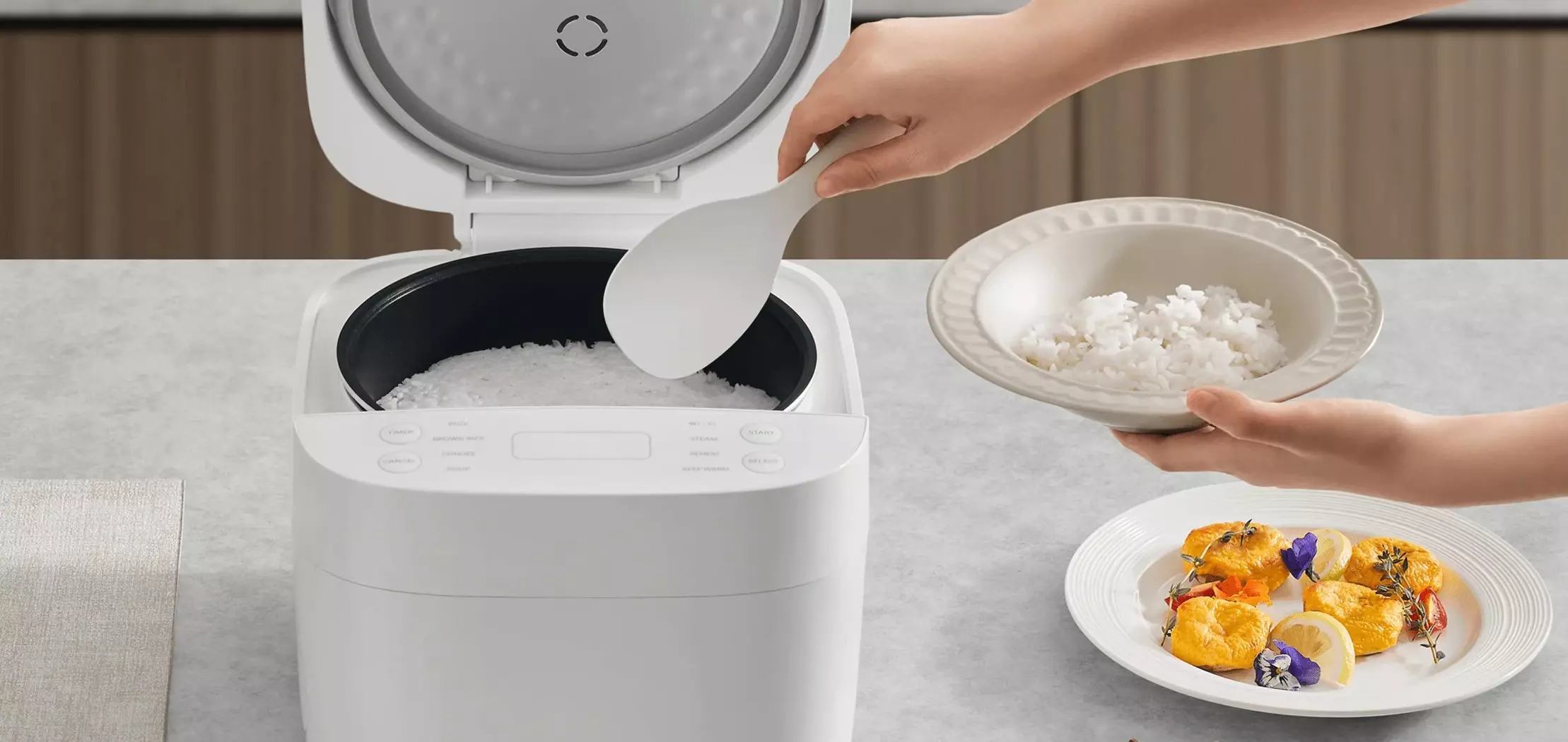 Мультиварка Xiaomi Smart Multifunctional Rice Cooker 3L MFB120A-1 (BHR7919EU) - фото 2