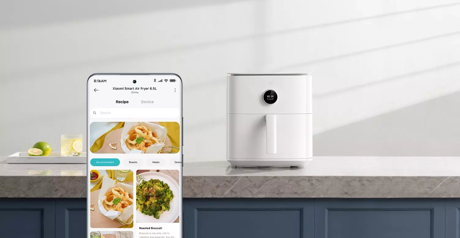 Аэрогриль Xiaomi Mi Air Fryer 6.5L (MAF-W6051) (BHR7358EU) - фото 5 Аэрогриль Xiaomi Mi Air Fryer 6.5L (MAF-W6051) (BHR7358EU) - фото 5
