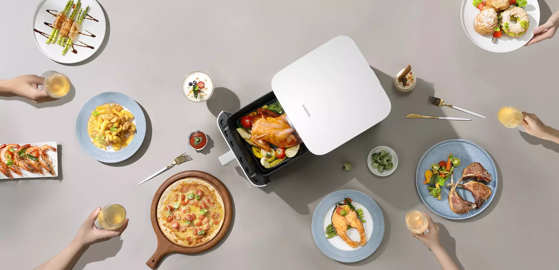 Аэрогриль Xiaomi Mi Air Fryer 6.5L (MAF-W6051) (BHR7358EU) - фото 6 Аэрогриль Xiaomi Mi Air Fryer 6.5L (MAF-W6051) (BHR7358EU) - фото 6
