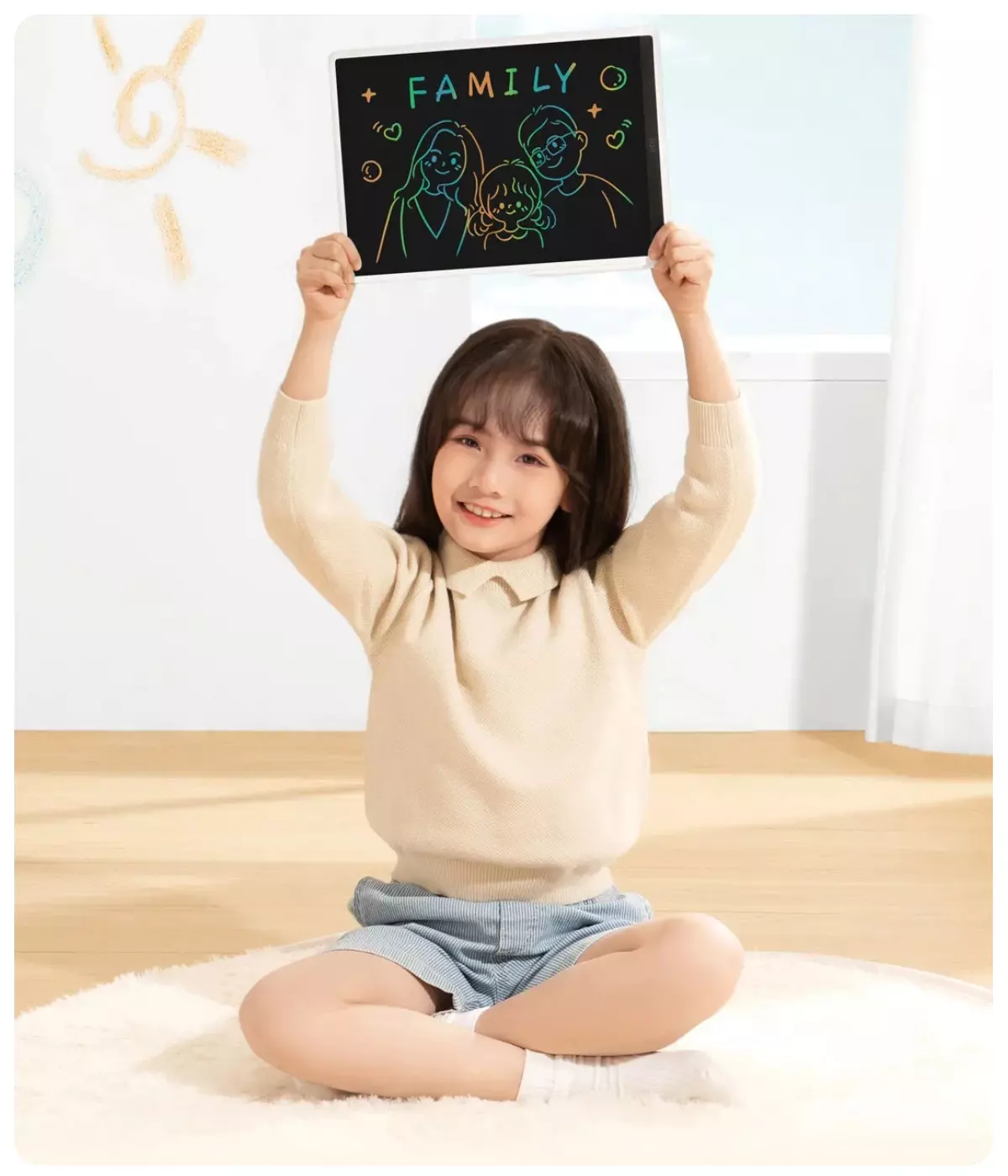 Цветной планшет для рисования 10" Mijia LCD Writing Tablet (MJXHB01WC) - фото 2 Цветной планшет для рисования 10" Mijia LCD Writing Tablet (MJXHB01WC) - фото 2