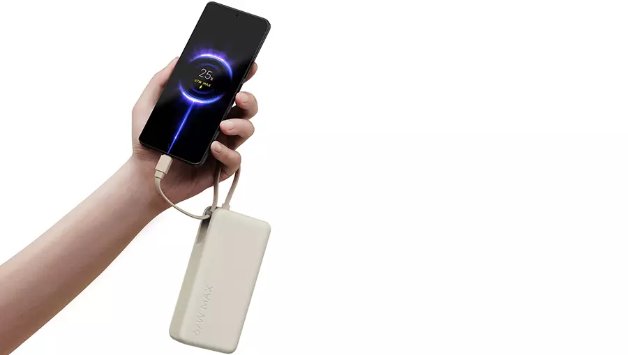Внешний аккумулятор Xiaomi Mi Power Bank With Cable USB-C 20000mAh 67W (PB2067) - фото 7 Внешний аккумулятор Xiaomi Mi Power Bank With Cable USB-C 20000mAh 67W (PB2067) - фото 7
