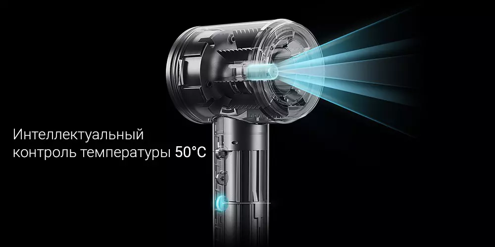 Фен для волос Xiaomi Mijia High Speed Hair Dryer Pro Rock Ash (GSHF4PLF) - фото 3 Фен для волос Xiaomi Mijia High Speed Hair Dryer Pro Rock Ash (GSHF4PLF) - фото 3