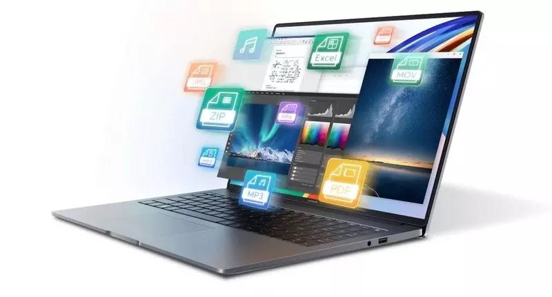 Ноутбук Honor MagicBook X14 Plus Ryzen 7 8845HS 32/1T 2.8K 120HZ (5301AJME) - фото 12