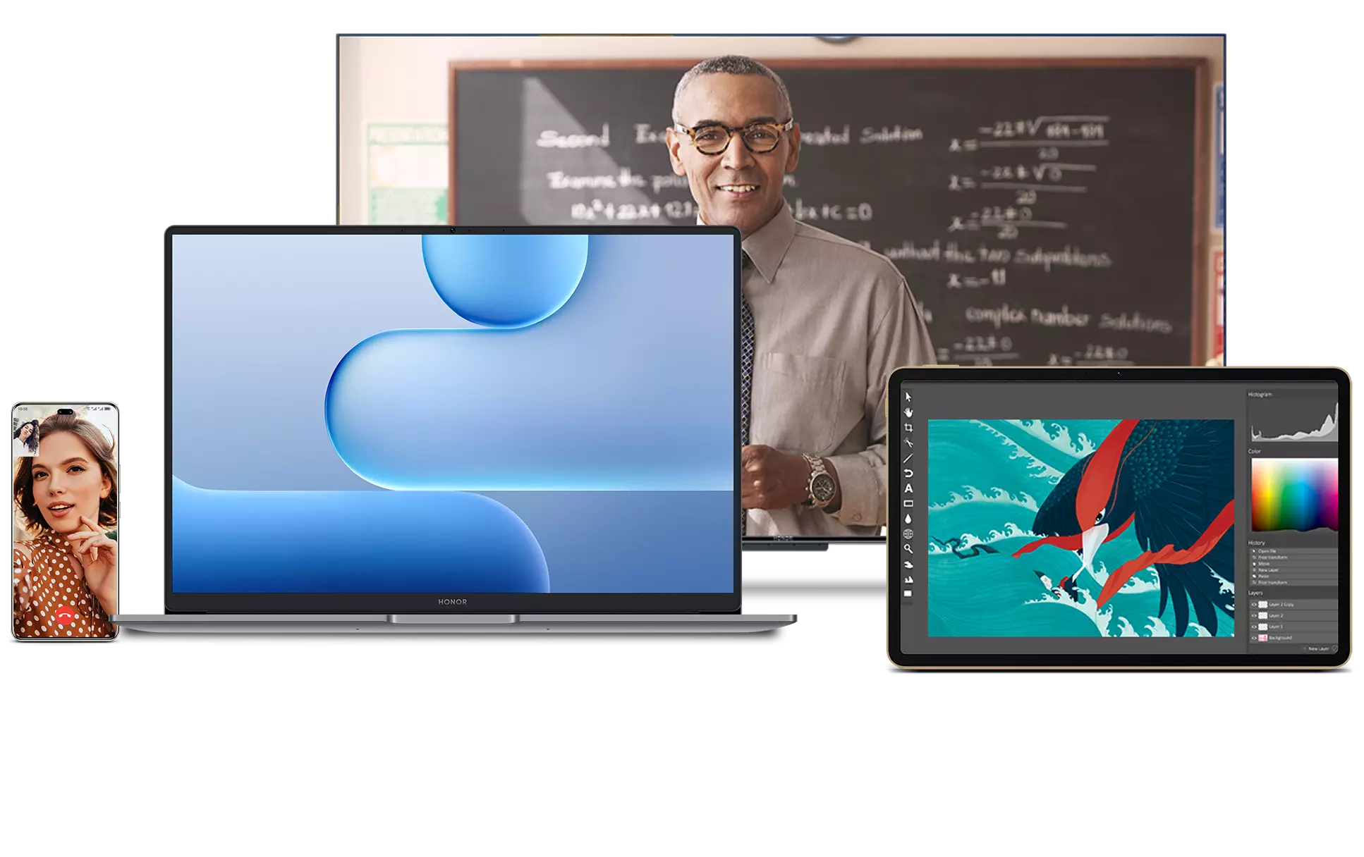 Ноутбук Honor MagicBook X16 2026 Ultra 5-125H 24/1T 2.8K 120Hz (5301AQWF) - фото 8 Ноутбук Honor MagicBook X16 2026 Ultra 5-125H 24/1T 2.8K 120Hz (5301AQWF) - фото 8