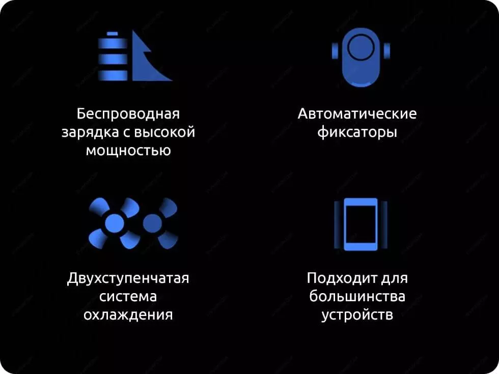 Держатель с беспроводной зарядкой Xiaomi Wireless Car Charger 20W (WCJ02ZM) - фото 2 Держатель с беспроводной зарядкой Xiaomi Wireless Car Charger 20W (WCJ02ZM) - фото 2