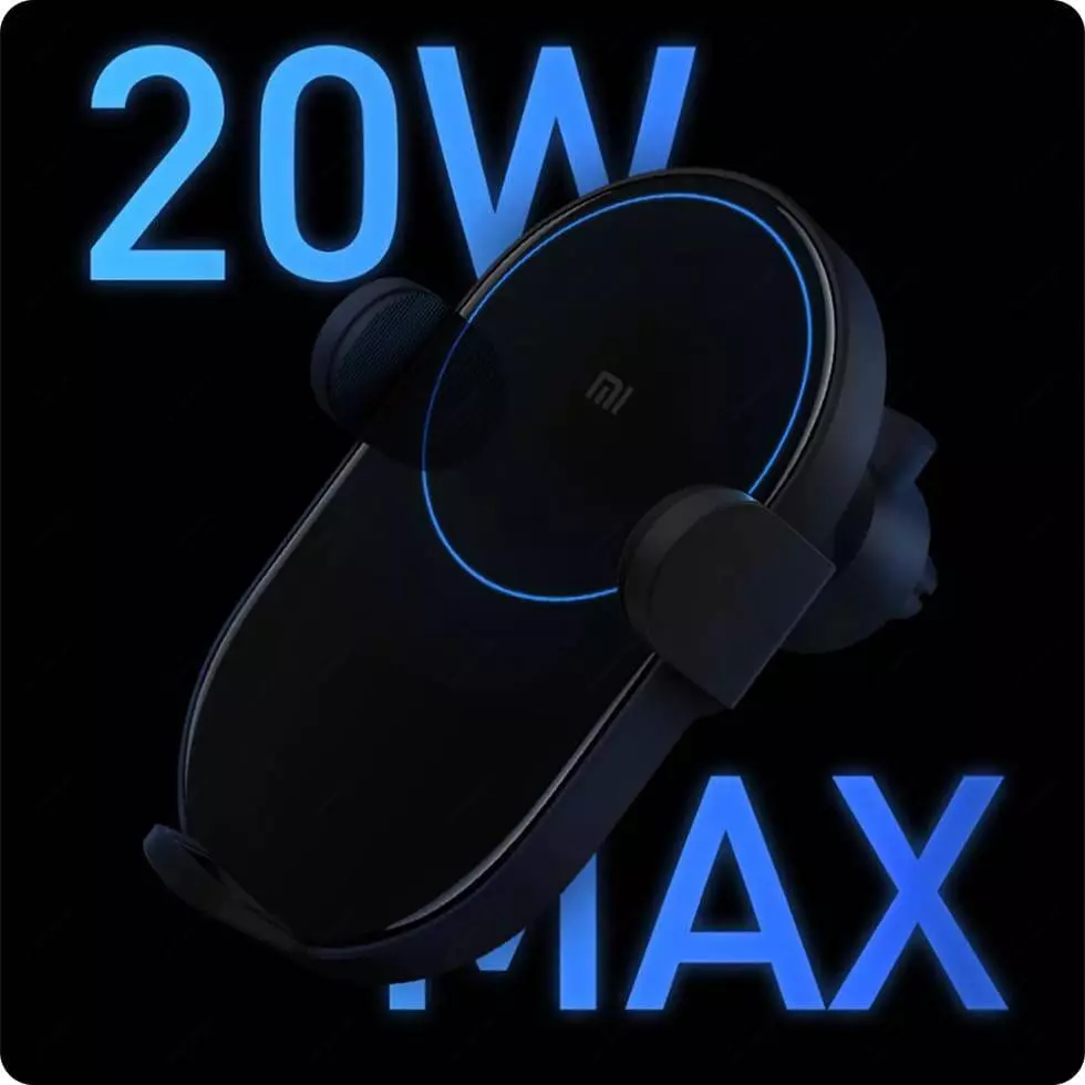 Держатель с беспроводной зарядкой Xiaomi Wireless Car Charger 20W (WCJ02ZM) - фото 3 Держатель с беспроводной зарядкой Xiaomi Wireless Car Charger 20W (WCJ02ZM) - фото 3
