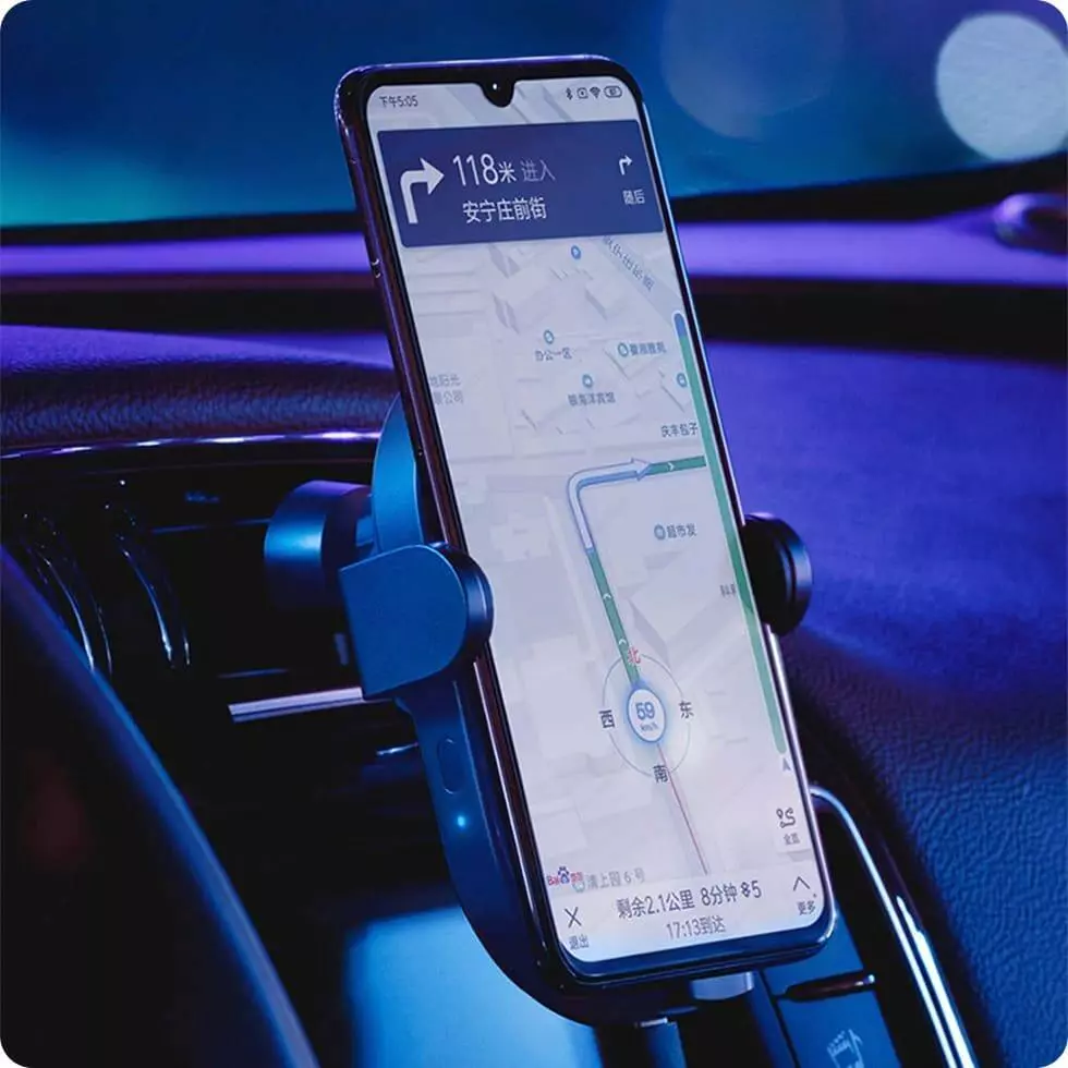 Держатель с беспроводной зарядкой Xiaomi Wireless Car Charger 20W (WCJ02ZM) - фото 5 Держатель с беспроводной зарядкой Xiaomi Wireless Car Charger 20W (WCJ02ZM) - фото 5
