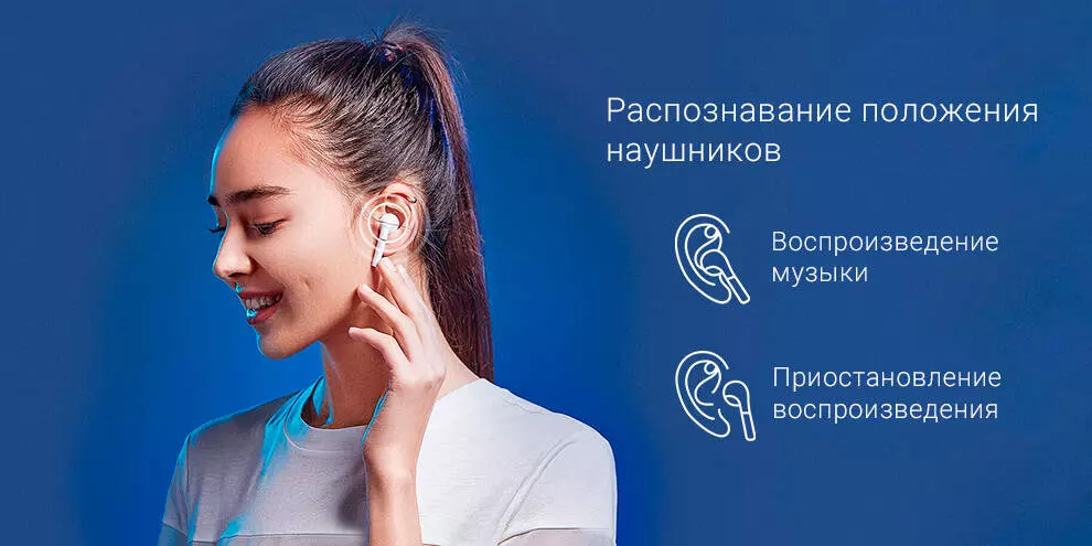 Беспроводные наушники Haylou T19 - фото 5 Беспроводные наушники Haylou T19 - фото 5