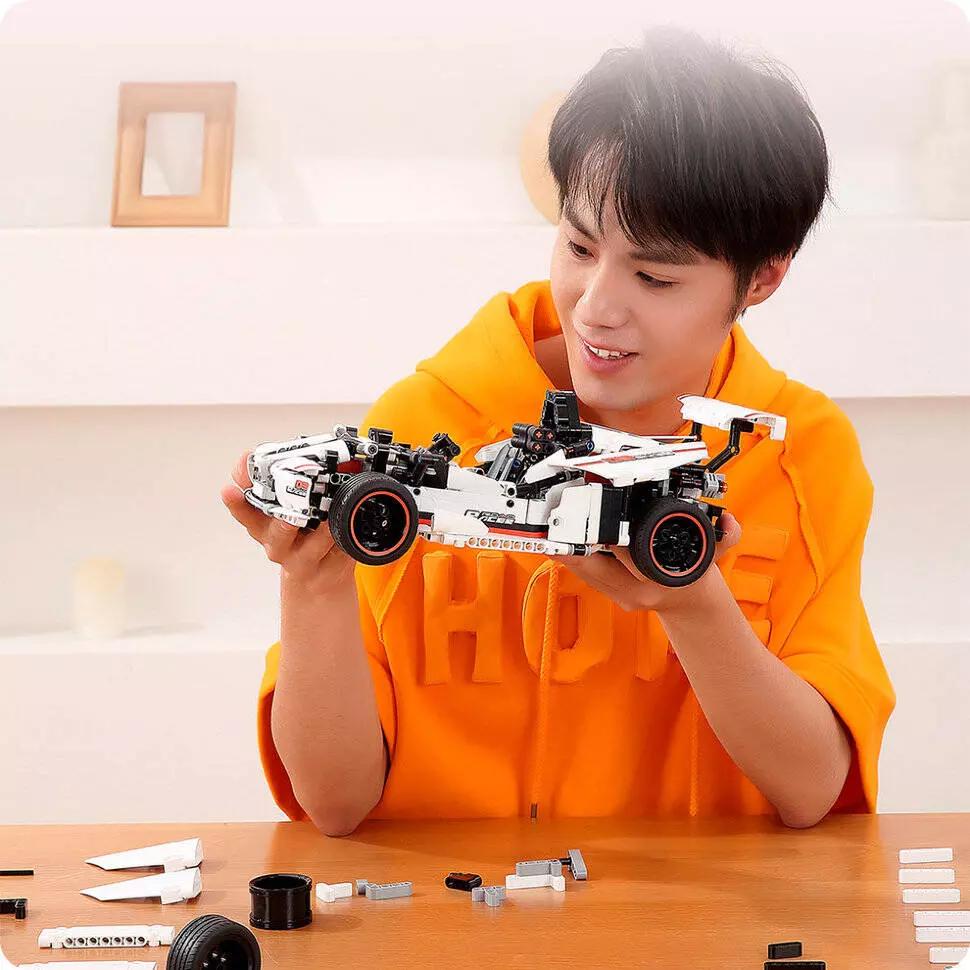 Конструктор электромеханический Xiaomi MITU Smart Building Blocks Road Racing (GLSC01IQI) - фото 5