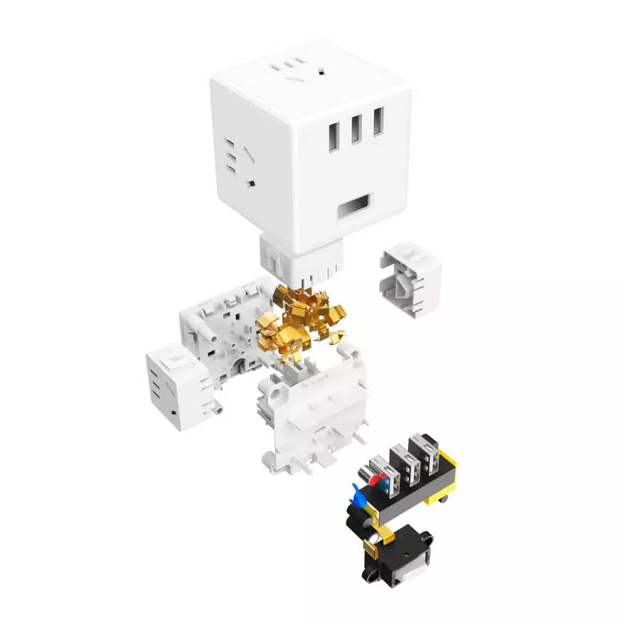 Сетевое зарядное устройство Xiaomi Mijia Rubik's Cube Converter - фото 4 Сетевое зарядное устройство Xiaomi Mijia Rubik's Cube Converter - фото 4