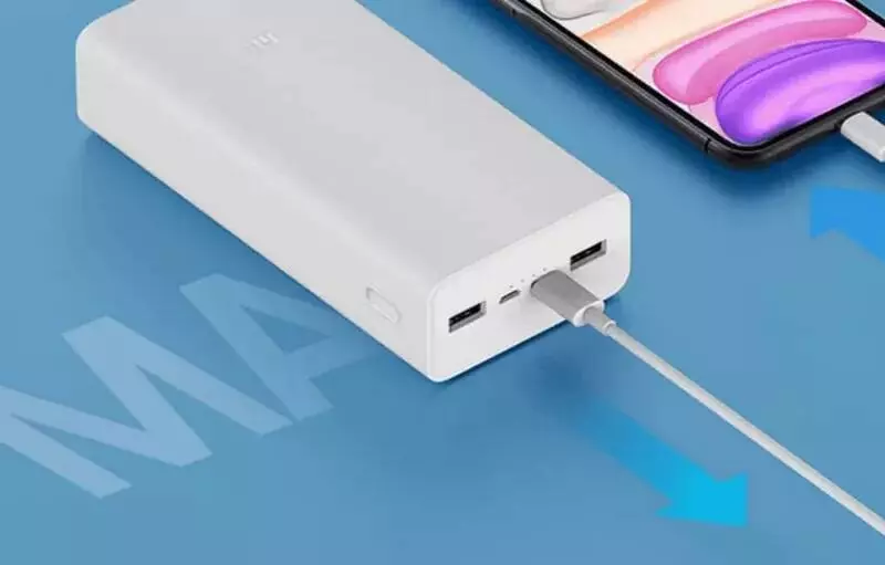 Аккумулятор Xiaomi Power Bank 3 30000 mAh (PB3018ZM) - фото 2 Аккумулятор Xiaomi Power Bank 3 30000 mAh (PB3018ZM) - фото 2