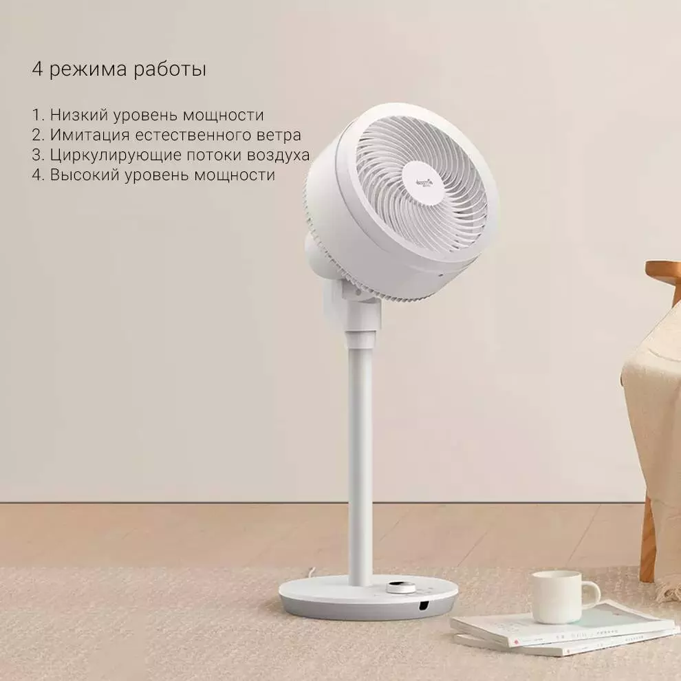 Напольный вентилятор Deerma DEM-FD100 - фото 3 Напольный вентилятор Deerma DEM-FD100 - фото 3
