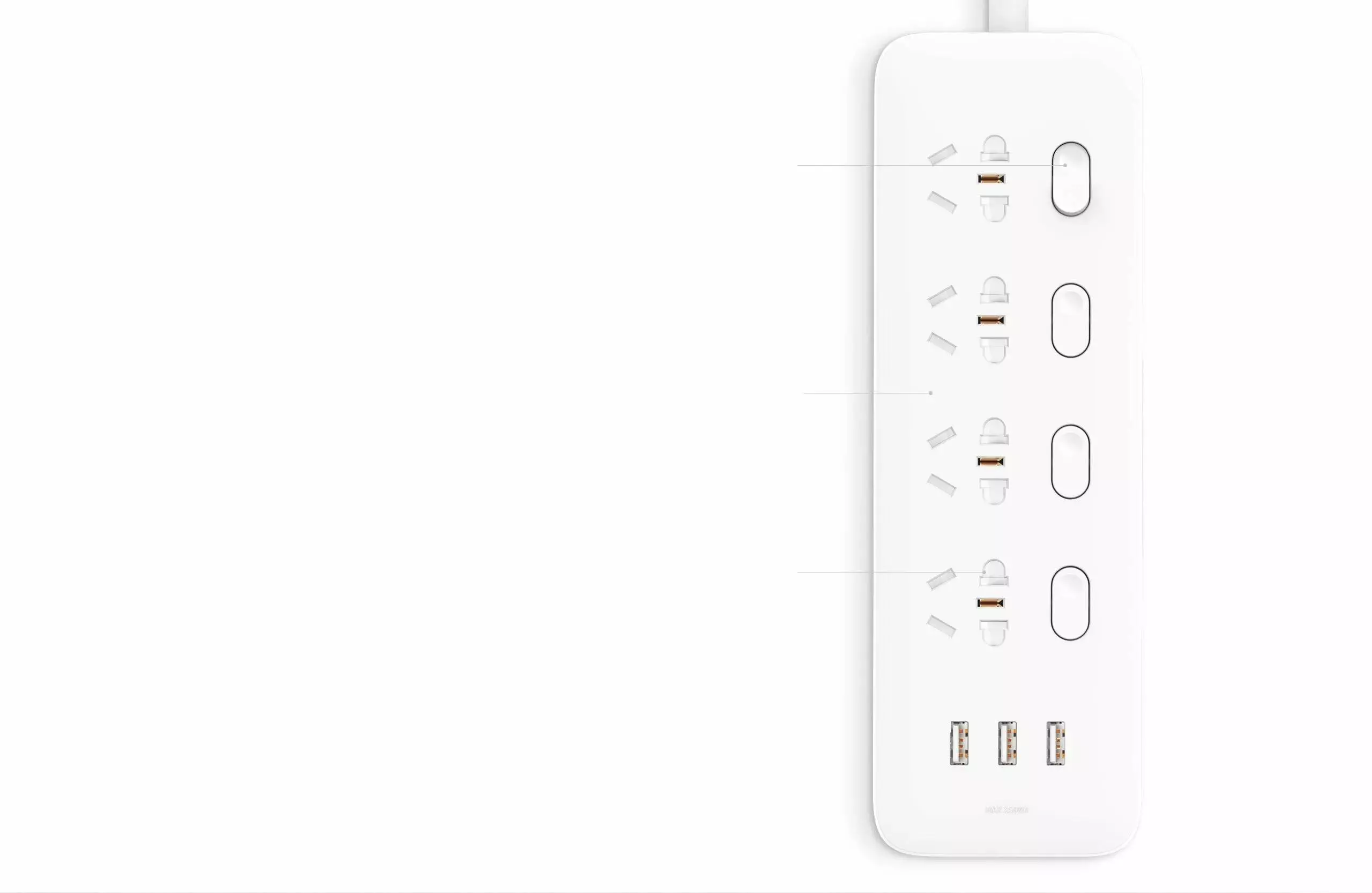 Удлинитель Xiaomi MiJia Intelligent Power Strip 4 (MJSWSKCXB-01QM) 1.8 м - фото 5 Удлинитель Xiaomi MiJia Intelligent Power Strip 4 (MJSWSKCXB-01QM) 1.8 м - фото 5