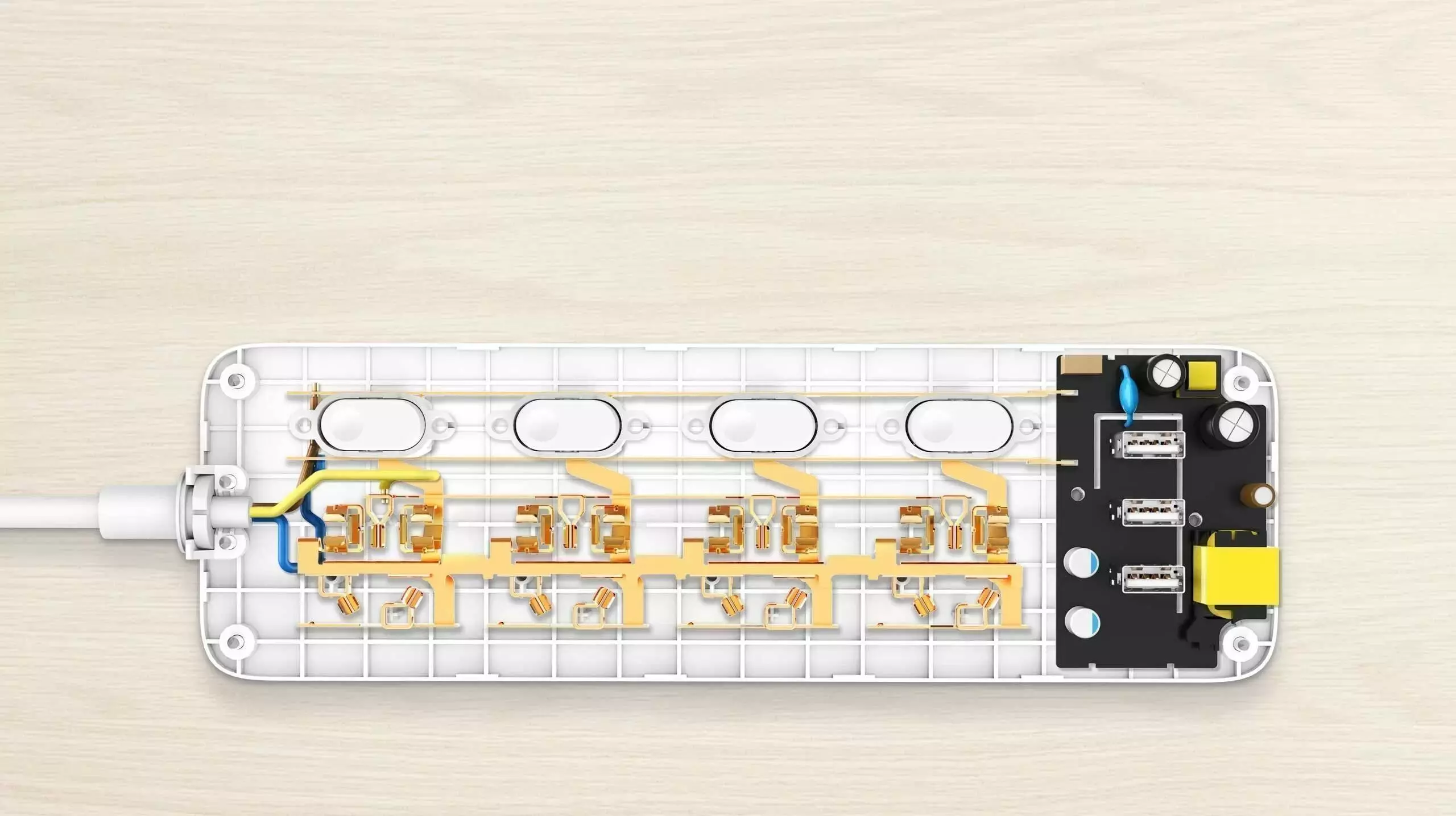 Удлинитель Xiaomi MiJia Intelligent Power Strip 4 (MJSWSKCXB-01QM) 1.8 м - фото 6 Удлинитель Xiaomi MiJia Intelligent Power Strip 4 (MJSWSKCXB-01QM) 1.8 м - фото 6