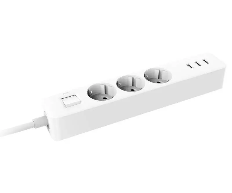 Удлинитель Xiaomi Power Strip 3 (XMCXB04QM) 1.4 м - фото 2 Удлинитель Xiaomi Power Strip 3 (XMCXB04QM) 1.4 м - фото 2
