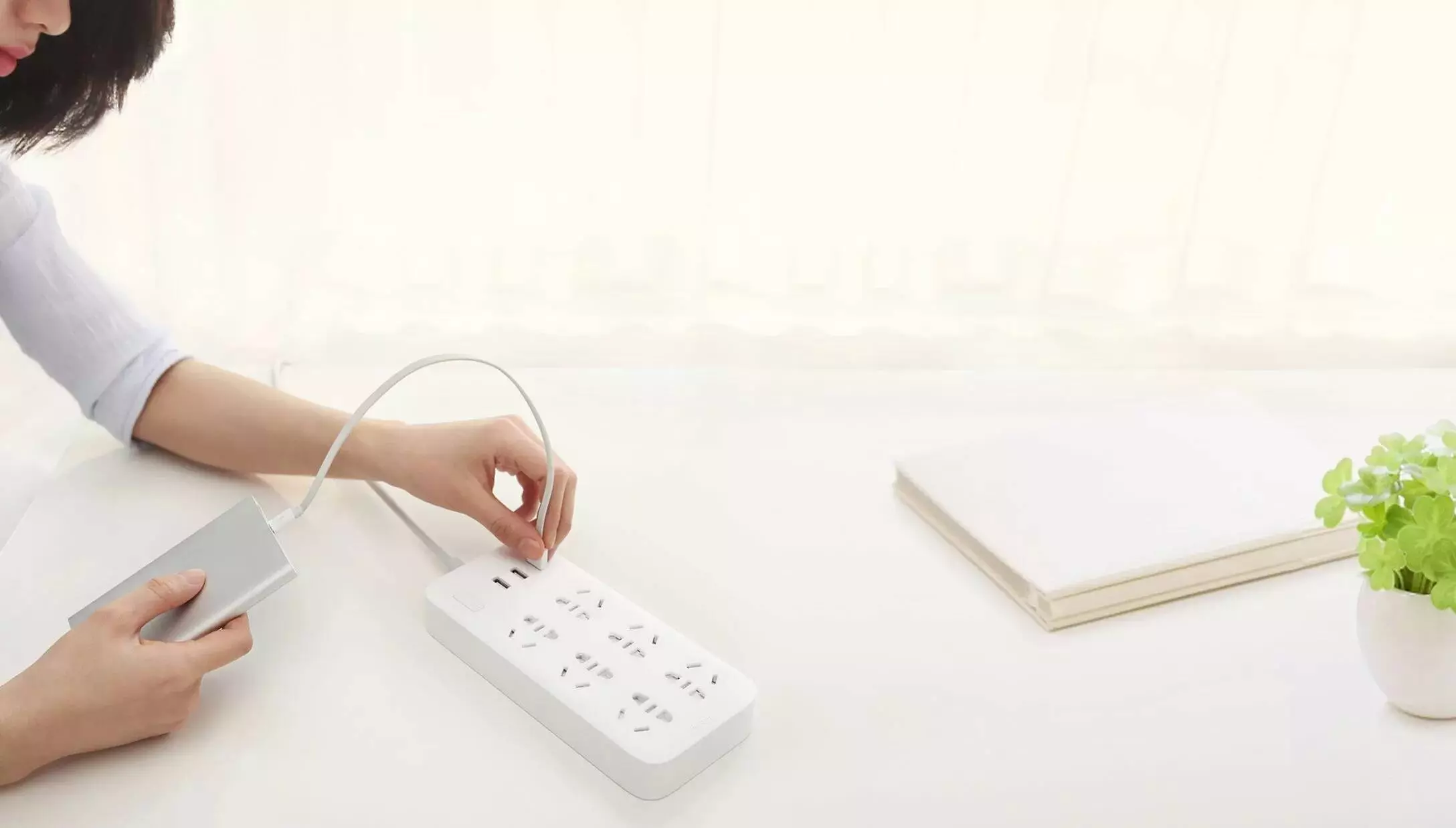 Удлинитель Xiaomi Power Strip 6 (CXB6-1QM) 1.8 м - фото 2 Удлинитель Xiaomi Power Strip 6 (CXB6-1QM) 1.8 м - фото 2