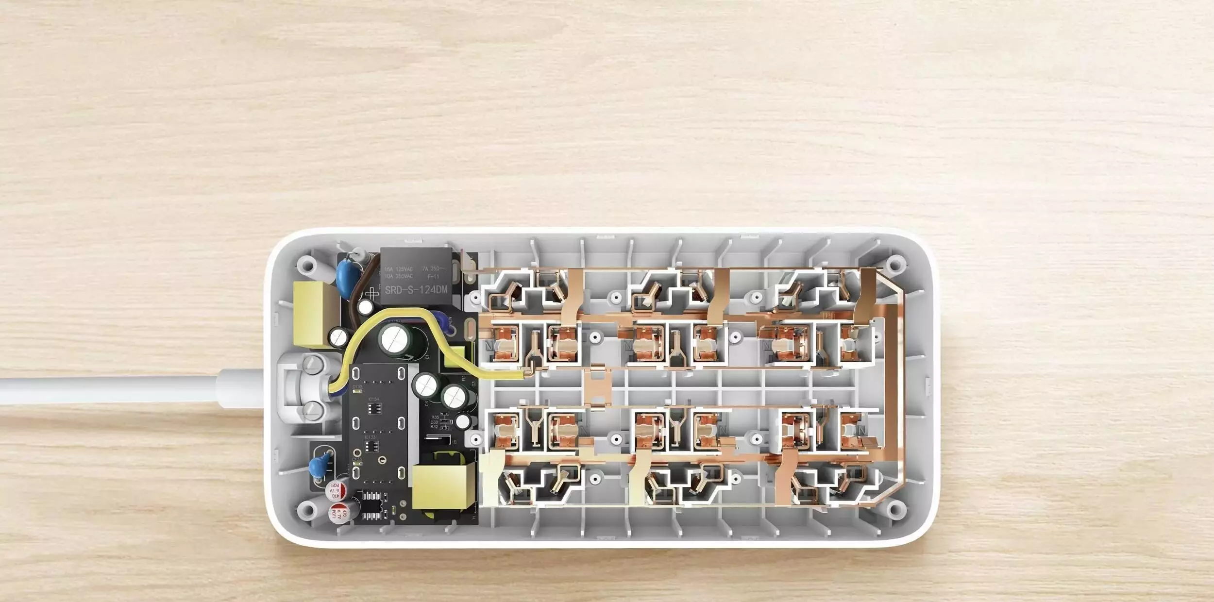 Удлинитель Xiaomi Power Strip 6 (CXB6-1QM) 1.8 м - фото 6 Удлинитель Xiaomi Power Strip 6 (CXB6-1QM) 1.8 м - фото 6
