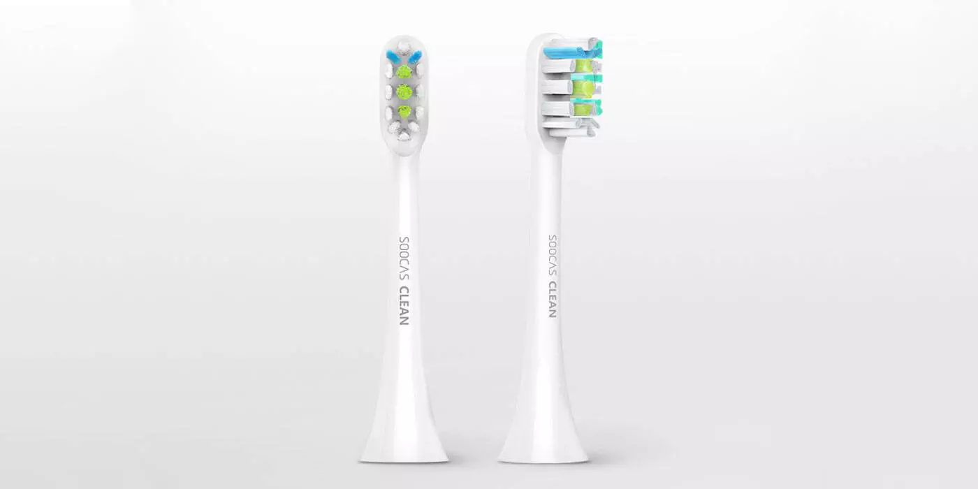Купить Сменные насадки для зубной щетки Soocas X3/X3U/X5 (BH01) (2 шт) - фото 1 Купить Сменные насадки для зубной щетки Soocas X3/X3U/X5 (BH01) (2 шт) - фото 1