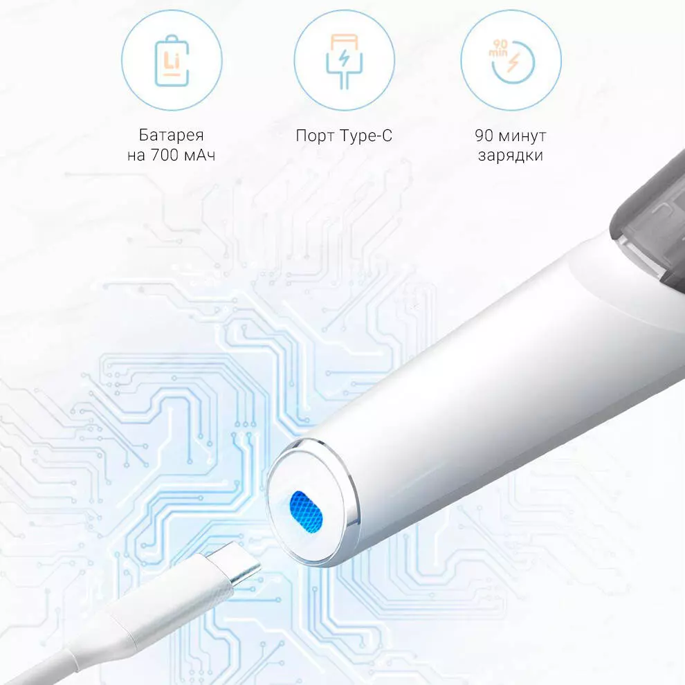 Машинка для стрижки Xiaomi ShowSee Electric Hair Clipper C2 - фото 4 Машинка для стрижки Xiaomi ShowSee Electric Hair Clipper C2 - фото 4