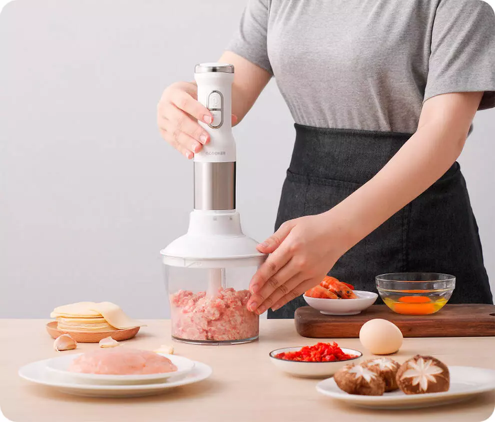 Погружной блендер Qcooker CD-HB01 - фото 3 Погружной блендер Qcooker CD-HB01 - фото 3