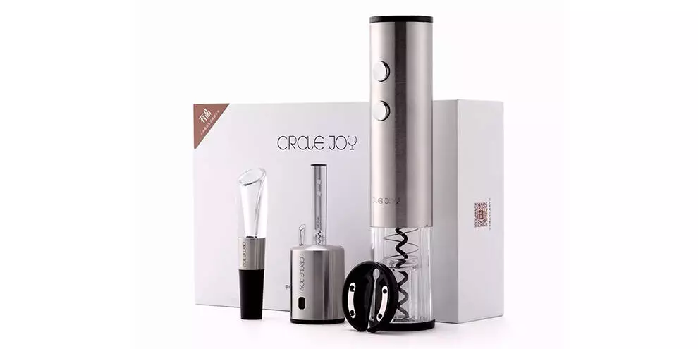 Винный набор 4 в 1 Circle Joy Set in a Gift Box CJ-TZ02 - фото 7 Винный набор 4 в 1 Circle Joy Set in a Gift Box CJ-TZ02 - фото 7