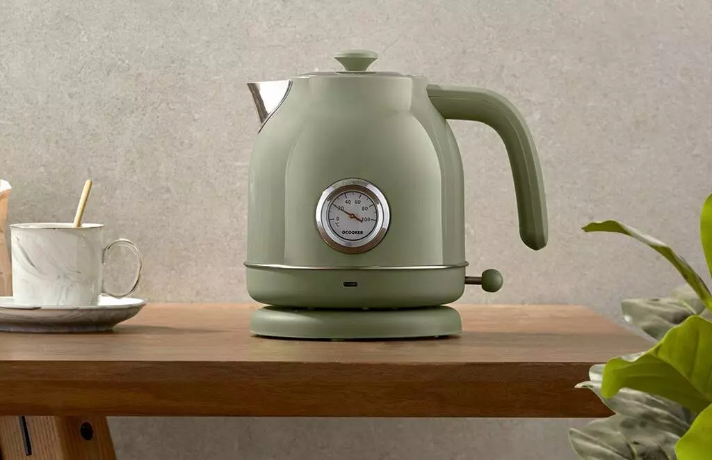 Электрочайник Qcooker Retro Electric Kettle (QS-1701) - фото 3 Электрочайник Qcooker Retro Electric Kettle (QS-1701) - фото 3