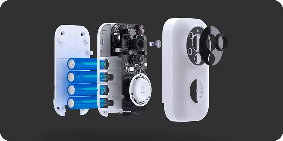 Умный дверной звонок и динамик Xiaomi Mijia Zero Intelligent Video Doorbell Set (FJ01MLTZ) - фото 9 Умный дверной звонок и динамик Xiaomi Mijia Zero Intelligent Video Doorbell Set (FJ01MLTZ) - фото 9
