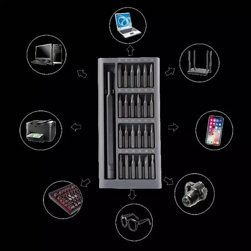 Отвертка с насадками Xiaomi MiJia Wiha Screwdriver Set (25 предм.) - фото 3 Отвертка с насадками Xiaomi MiJia Wiha Screwdriver Set (25 предм.) - фото 3
