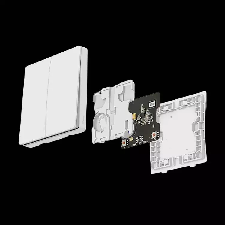 Выключатель беспроводной Aqara Wall Wireless Switch Double Key Edition (WXKG02LM) - фото 4