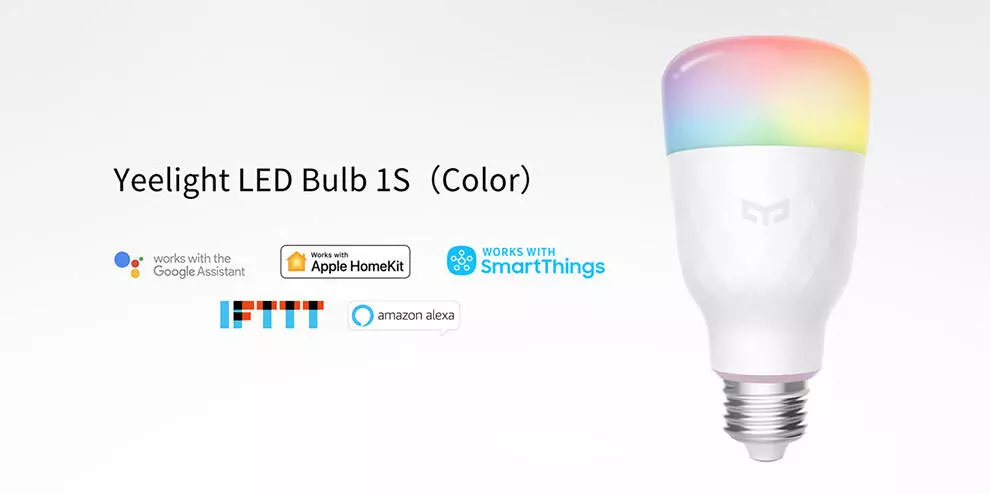 Купить Лампа светодиодная Yeelight Smart LED Bulb 1S E27 (YLDP13YL) 8.5Вт - фото 1 Купить Лампа светодиодная Yeelight Smart LED Bulb 1S E27 (YLDP13YL) 8.5Вт - фото 1