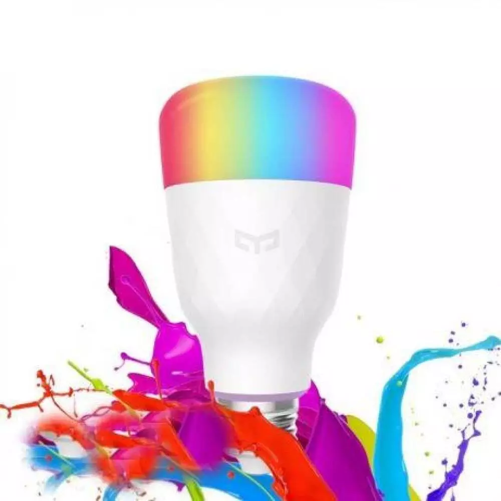 Купить Лампа светодиодная Yeelight Smart LED Bulb Color E27 (YLDP06YL) 10Вт - фото 1 Купить Лампа светодиодная Yeelight Smart LED Bulb Color E27 (YLDP06YL) 10Вт - фото 1