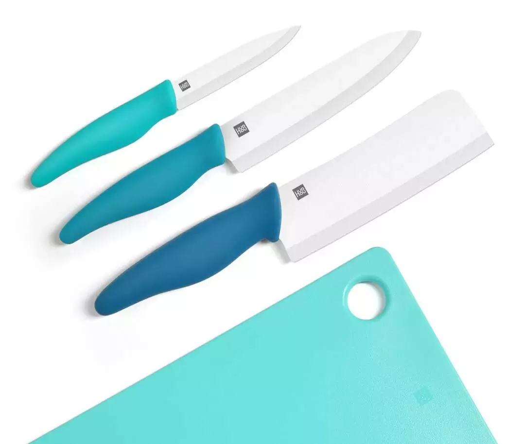 Купить Набор Xiaomi Huohou Ceramic Knife Chopping Block Kit (3 ножа и доска) (HU0020) - фото 1 Купить Набор Xiaomi Huohou Ceramic Knife Chopping Block Kit (3 ножа и доска) (HU0020) - фото 1