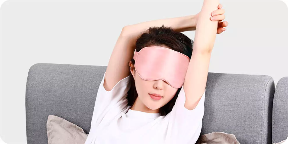 Маска для сна cогревающая Xiaomi PMA Graphene Heat Silk Blindfold - фото 3 Маска для сна cогревающая Xiaomi PMA Graphene Heat Silk Blindfold - фото 3