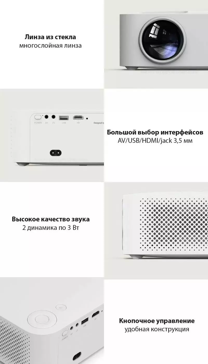 Проектор Wanbo Projector X1 - фото 12 Проектор Wanbo Projector X1 - фото 12