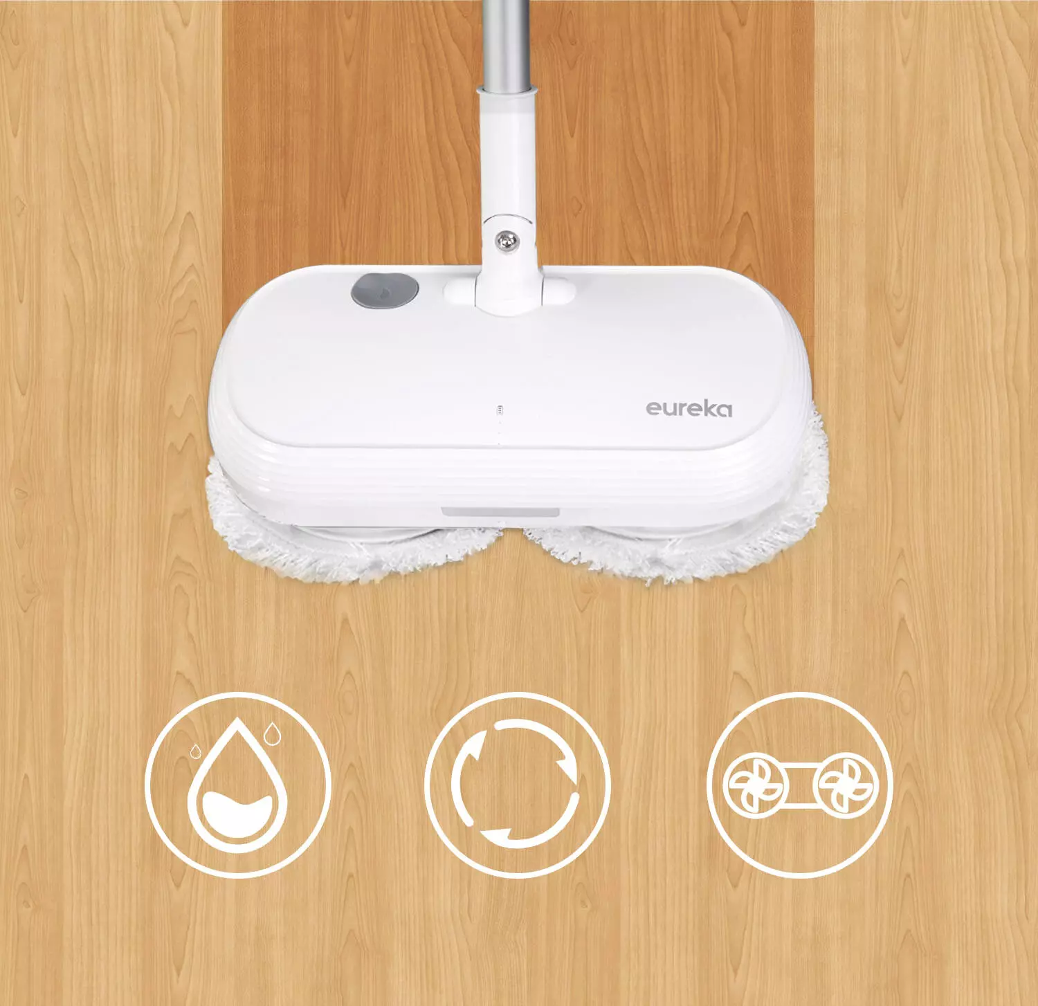 Электрошвабра Eureka Cordless Spray Spin Mop FC3 - фото 9 Электрошвабра Eureka Cordless Spray Spin Mop FC3 - фото 9