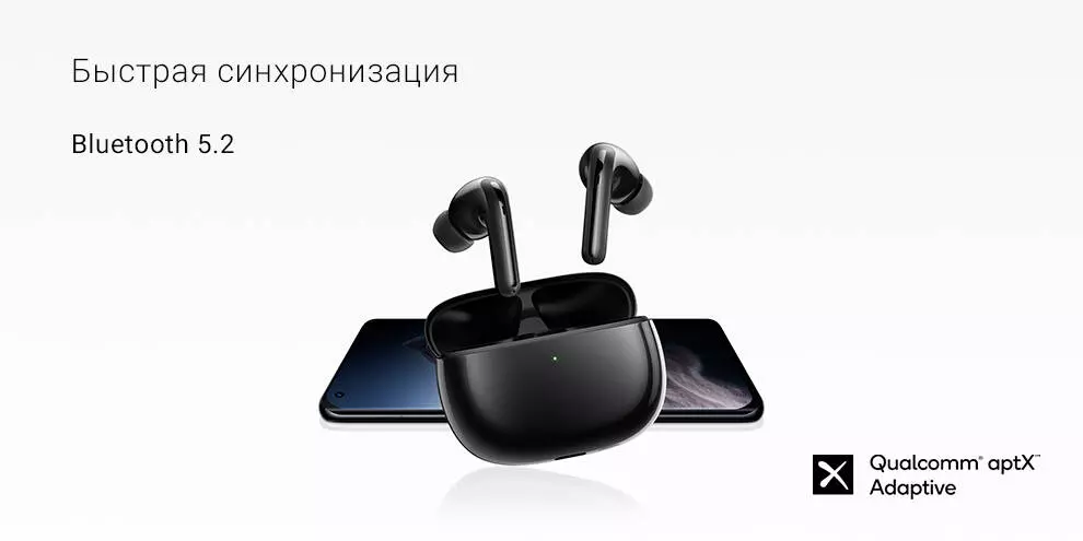 Беспроводные наушники с шумоподавлением Xiaomi FlipBuds Pro (TWSEJ20GT) - фото 6 Беспроводные наушники с шумоподавлением Xiaomi FlipBuds Pro (TWSEJ20GT) - фото 6